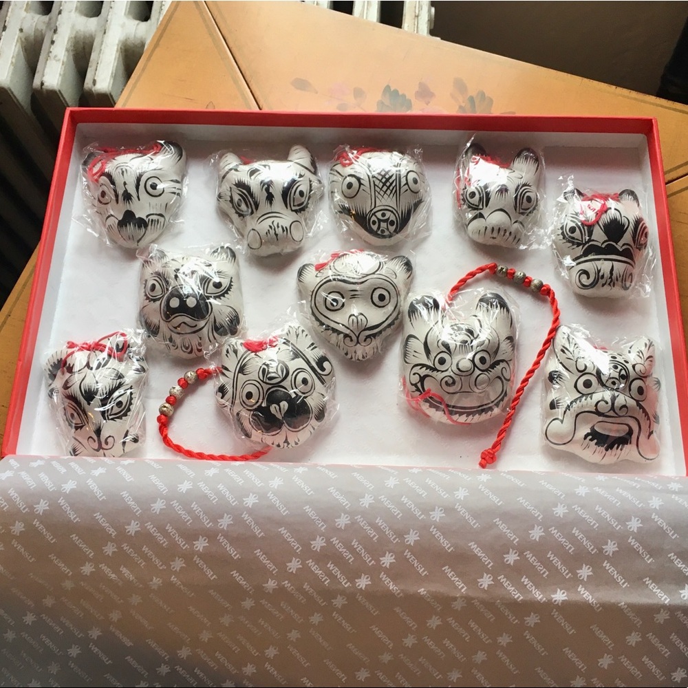 Vintage Wensli Chinese Animal Oranments